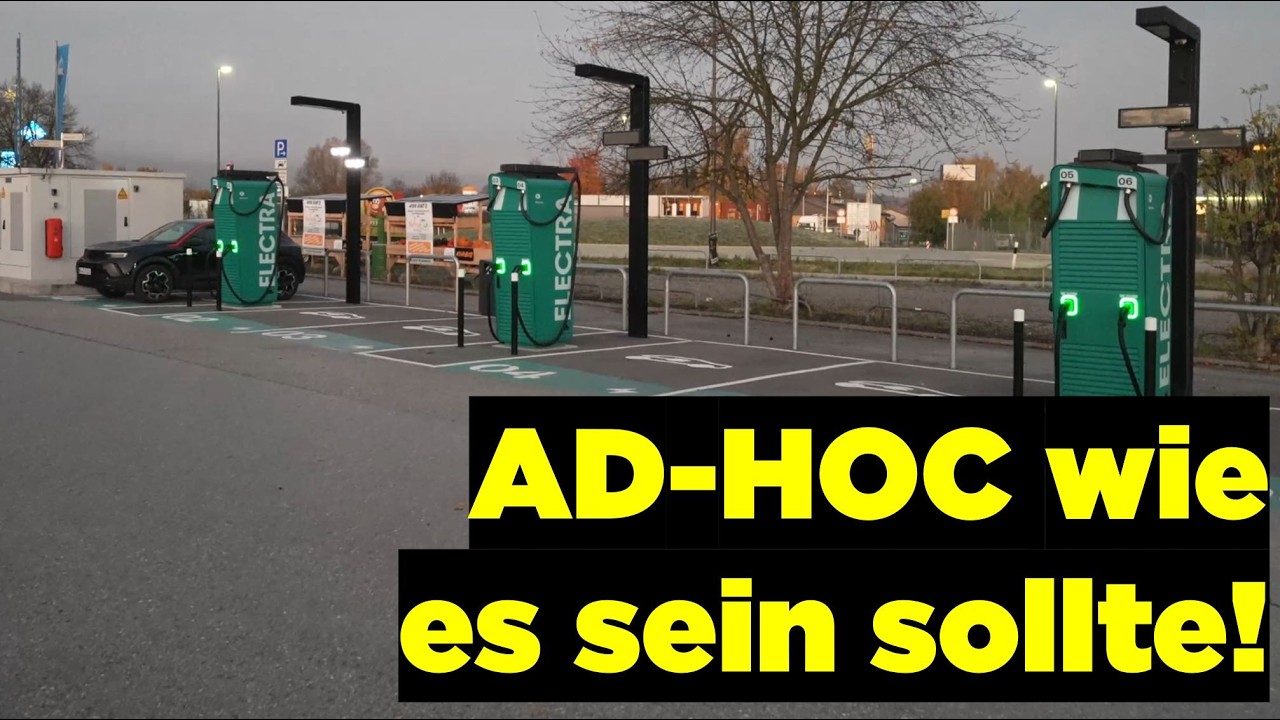 Electra zeigt, wie AD-HOC Schnellladen immer sein sollte!
