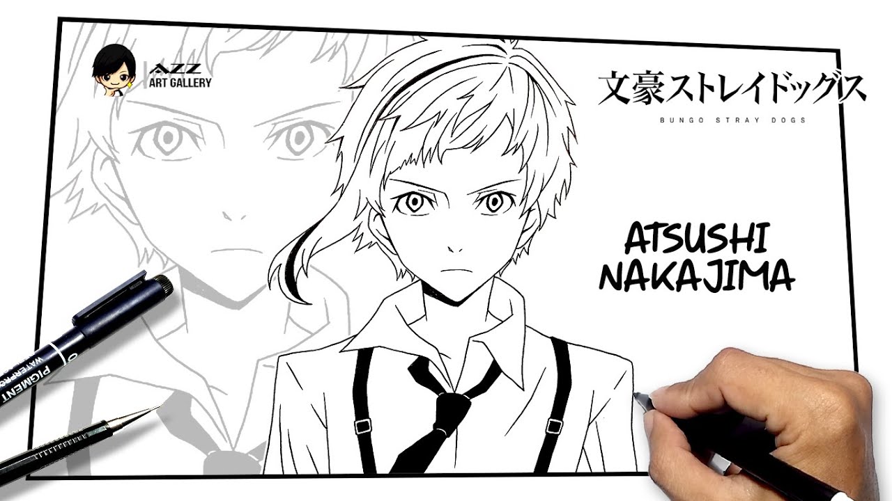 How to draw Atsushi Nakajima from Bungou Stray Dogs
