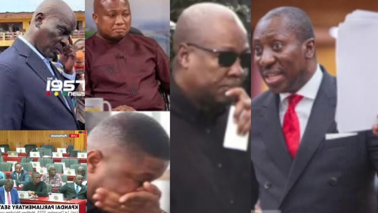 Just in!This is how Afenyo Markin & silence Okudzeto & Haruna iddrisu in Parliament...........