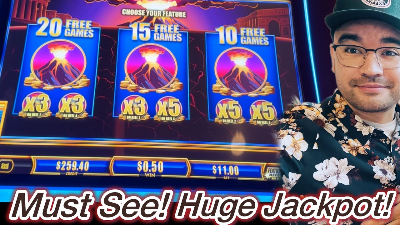 Wonder 4 Boost -Pompeii Gold  - 90 Extreme Free Games Max Bet - Jackpot Handpay!