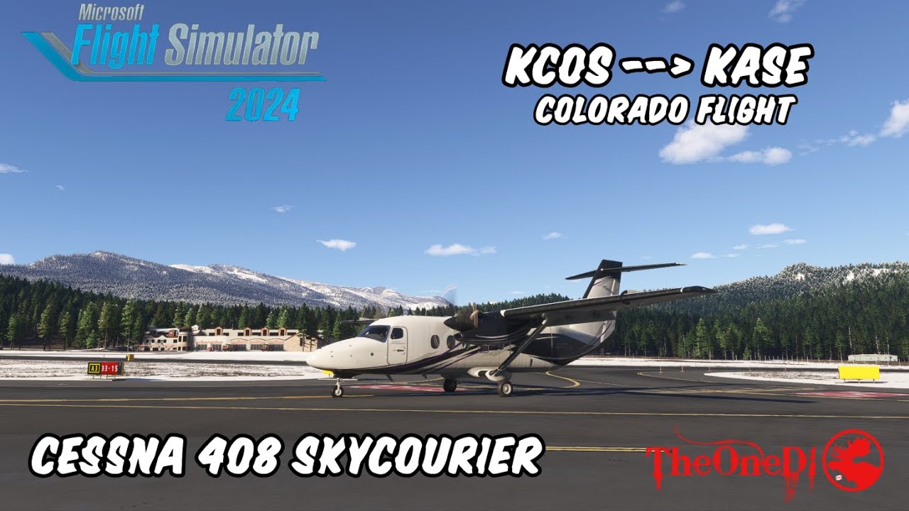 MSFS 2024 - Cessna 408 Skycourier - KCOS to KASE