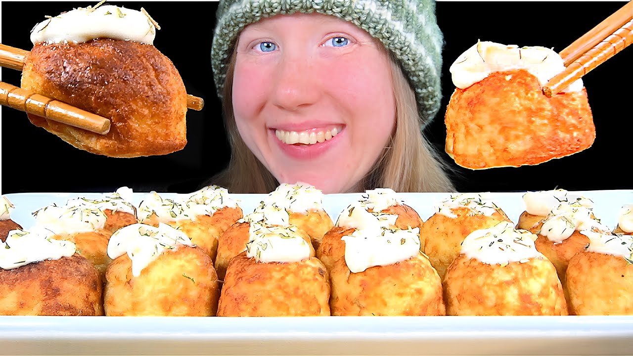 ASMR TAKOYAKI MUKBANG EATING SOUNDS