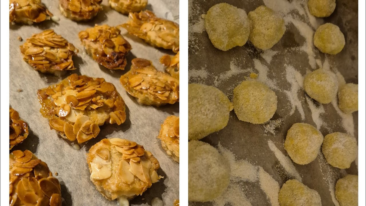 Bienenstich-Plätzchen und Kurkuma Kugeln ~ Hacke🪓 Backe🥧 Besuchen☕️