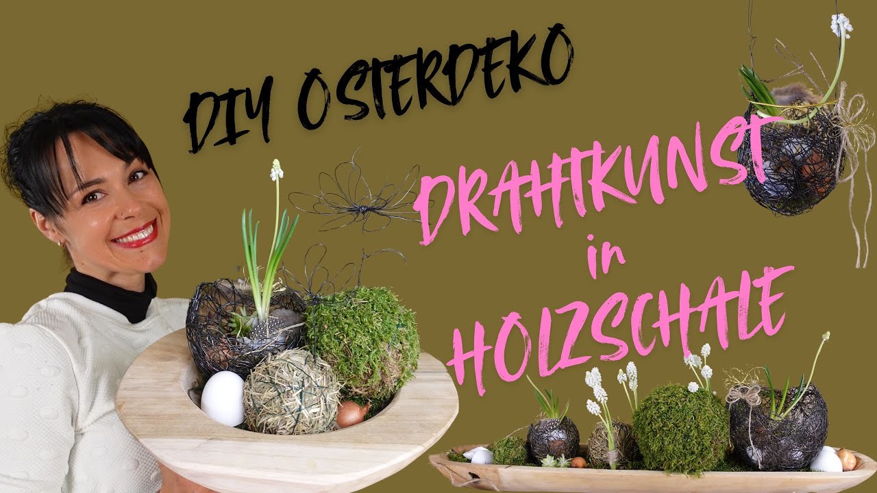 Ostertrend 2025: Drahtkunst in Holz – Einfach & Schön