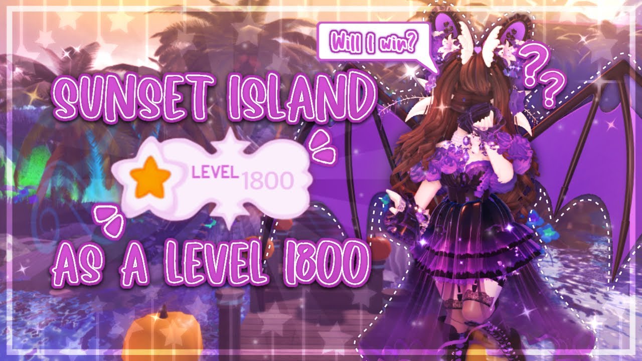 ✨Играю на острове Сансет, у меня уровень 1800+, но сегодня Хэллоуин || Royale High || FaeryStellar✨