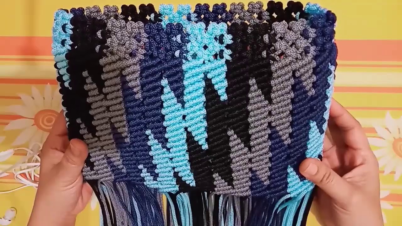 Tutorial Tas Talikur motif Halilintar dan Alas Amplop