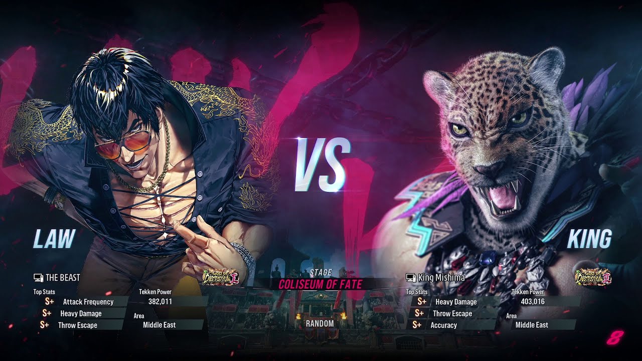 BSK (Law) VS The Jon (King) Tekken 8 Ranked