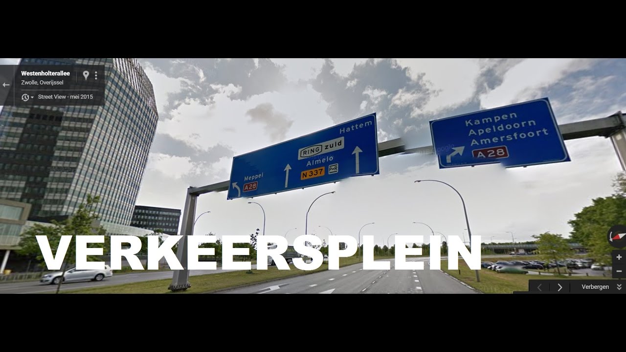 Verkeersplein Zwolle ALLE RICHTINGEN (bijna)