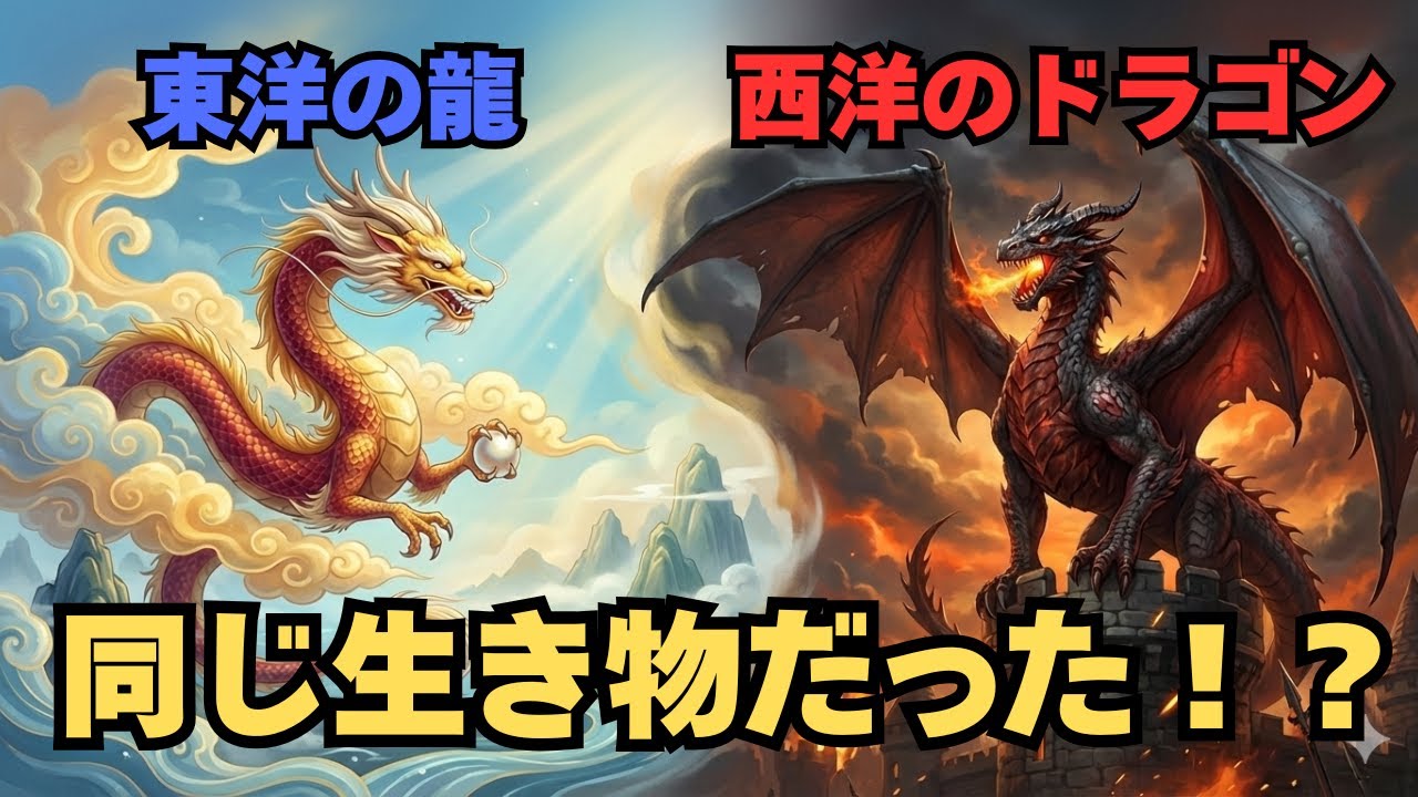 龍の伝説 ～なぜ世界中に似た伝説があるのか～【世界ふしぎFile】