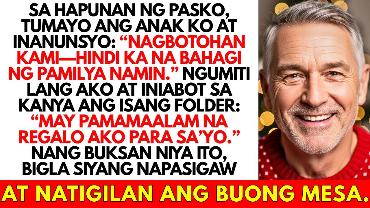 Sa Hapunan ng Pasko, Sabi ng Anak Ko “Hindi Ka Na Pamilya”—Pero Pagkaraan