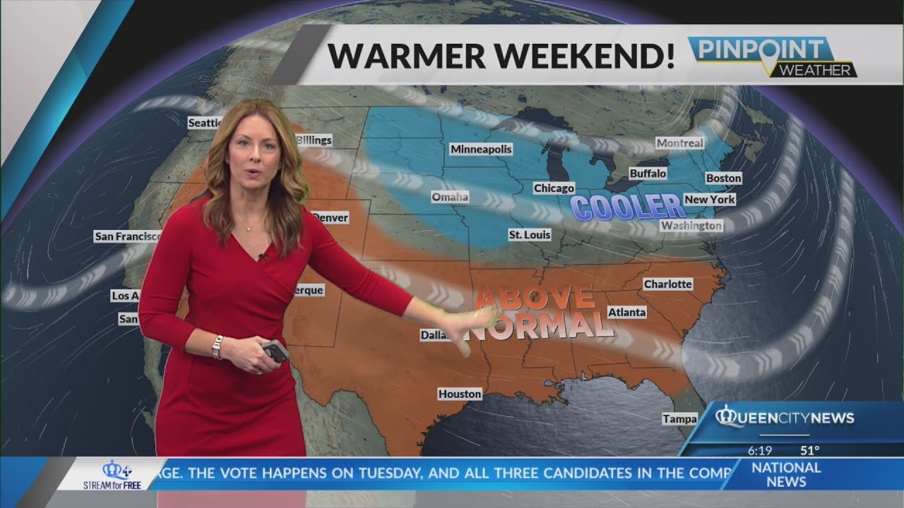 Big warmup for the weekend after dreary Friday