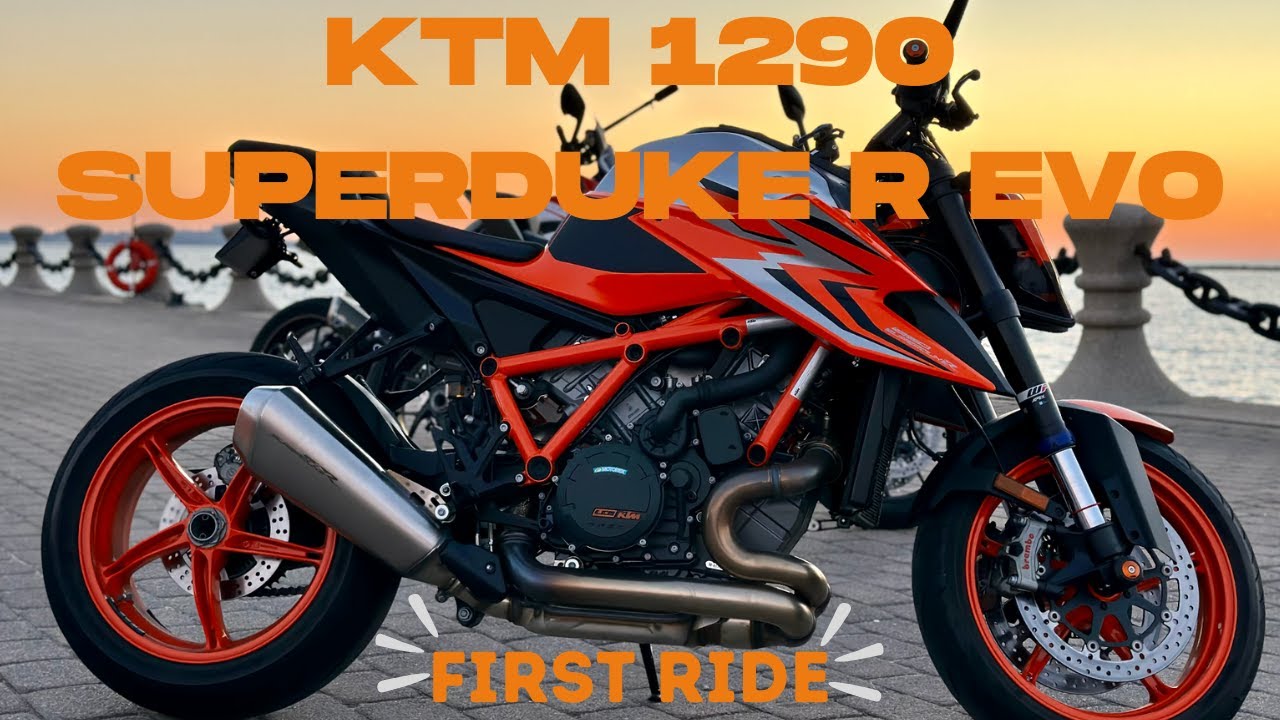 New KTM 1290 Super Duke R EVO- First Ride- Motovlog