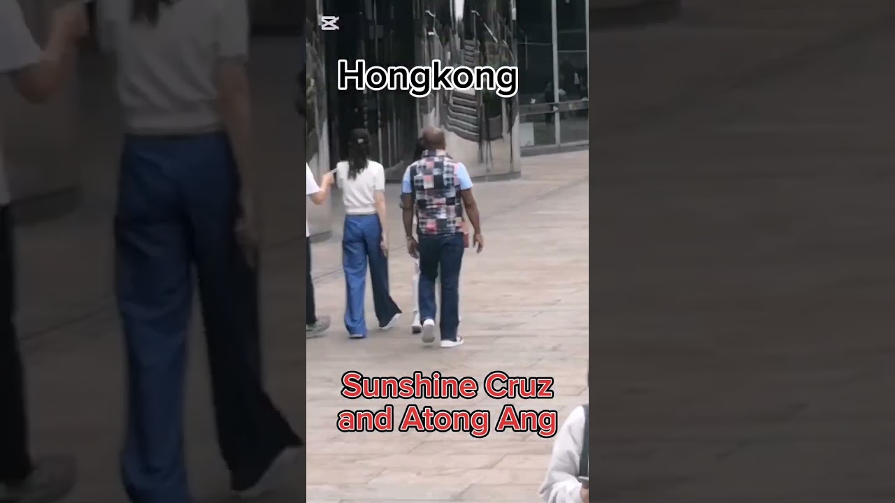 Саншайн Круз и Атонг Анг здесь, в Гонконге #sunshine #Atong