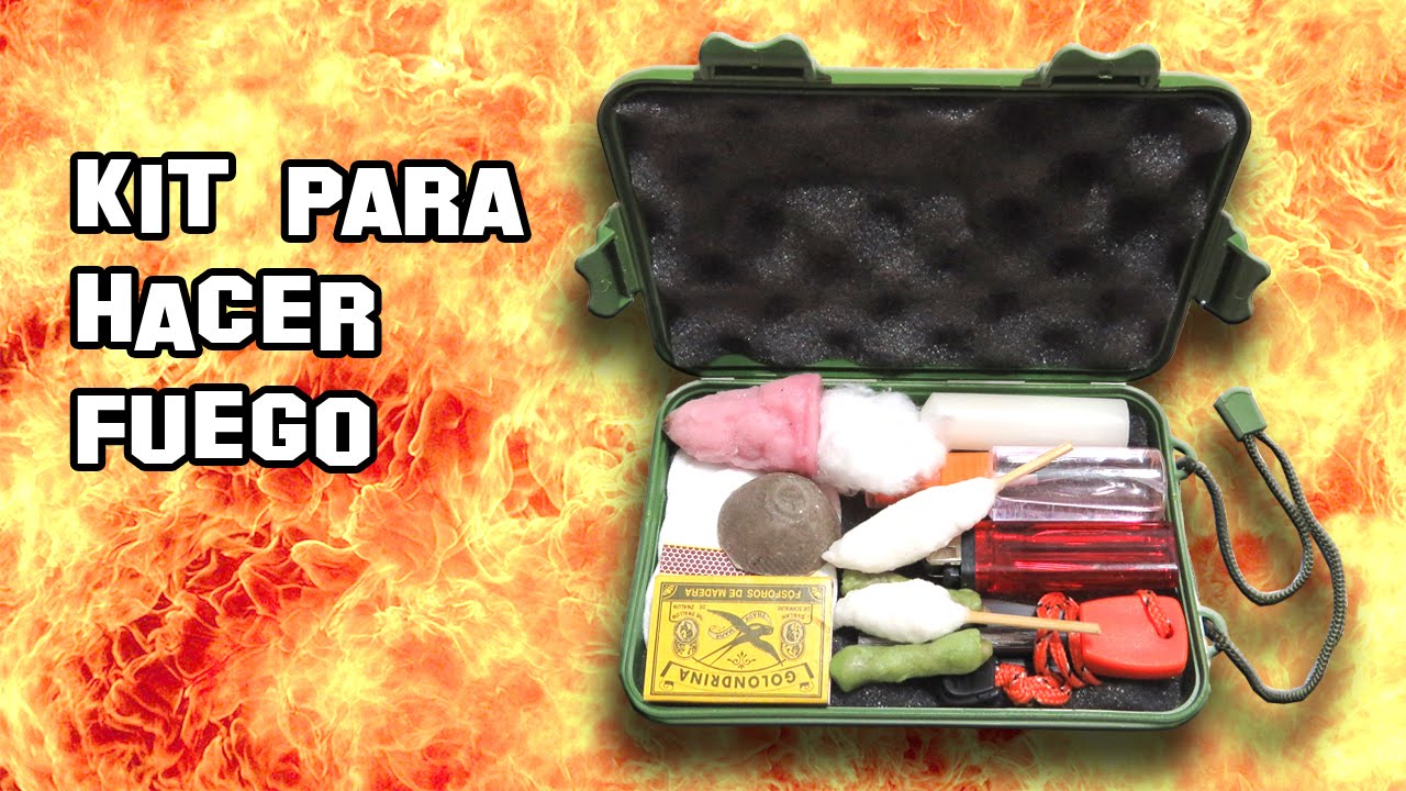 ✔ Kit Para Hacer Fuego | Kit de Supervivencia
