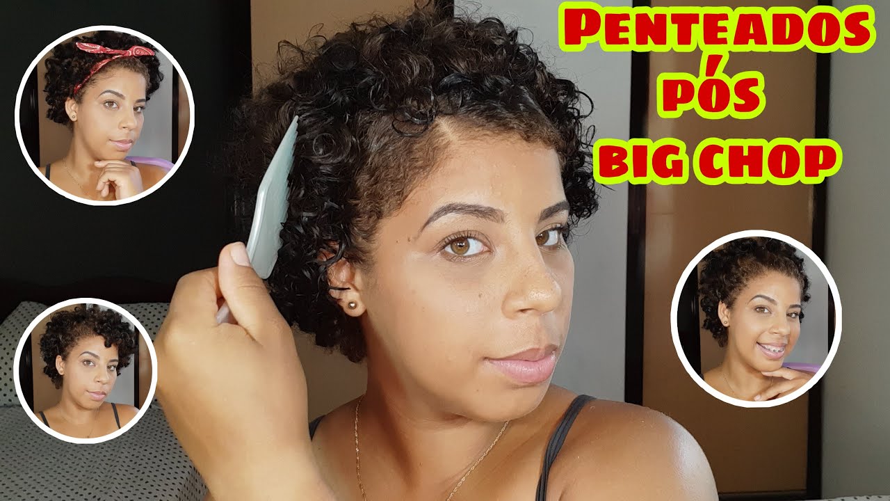 4 PENTEADOS PARA  CABELO CURTO| PÓS BIG CHOP por Andressa Alves