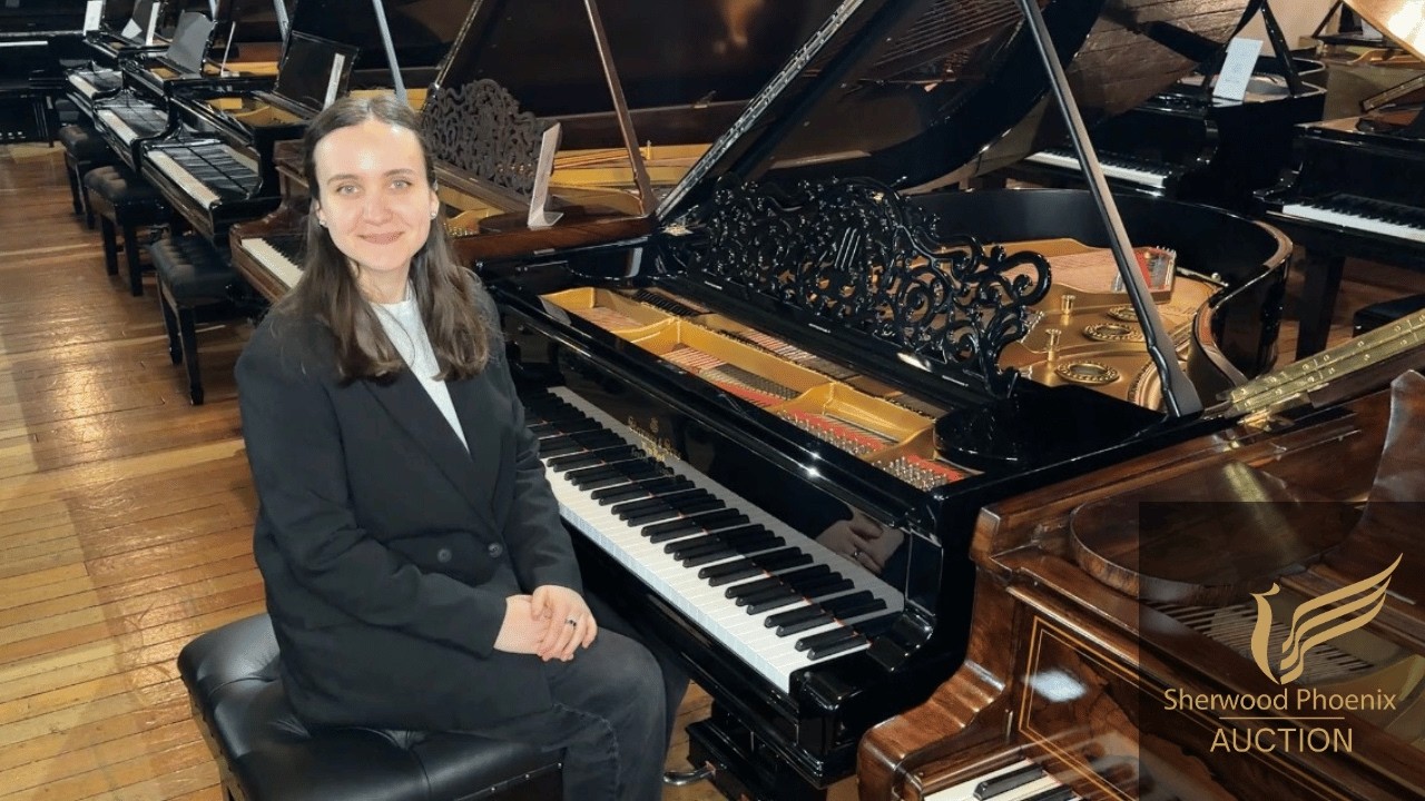 Steinway & Sons Model A Restored Grand Piano Black Polyester | Sherwood Phoenix Auction | MARCH 2026