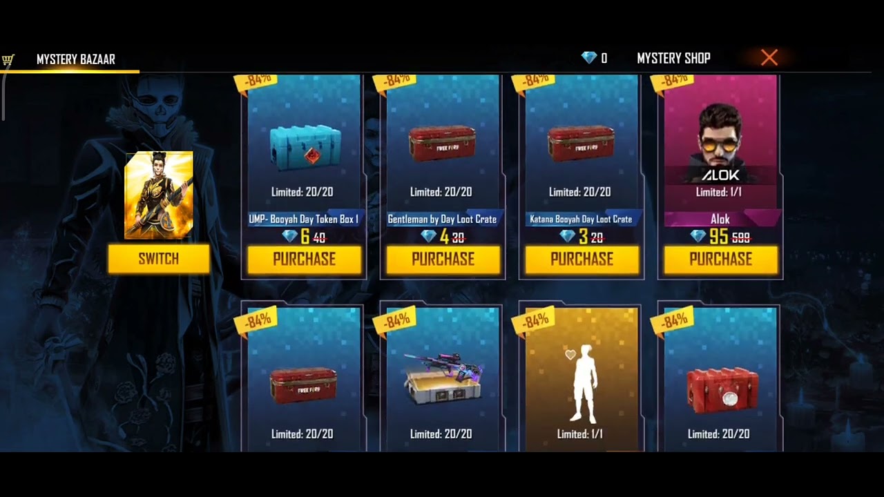 FREE FIRE TONIGHT UPDATE / FREE FIRE MYSTERY SHOP 13.0 / #freefire #mysteryshop #indiasarver #viral