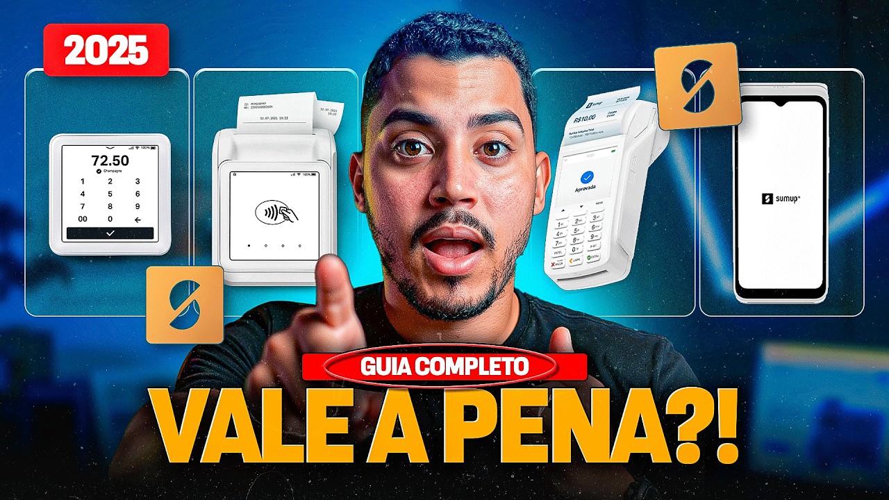 Qual a MELHOR máquina de cartão SUMUP em 2025? Testando TODAS na prática!