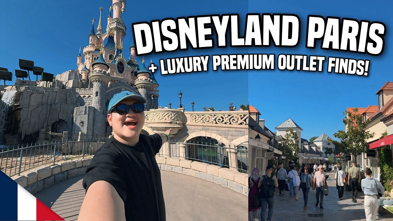 FIRST TIME IN DISNEYLAND PARIS + LUXURY PREMIUM OUTLET FINDS | Ivan de Guzman