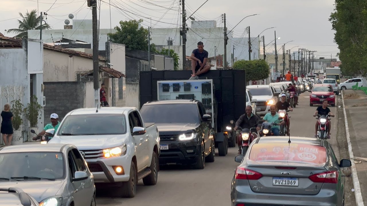 ADESIVAÇO - 1ª carreata do 55 após adesivaço em Frei Paulo