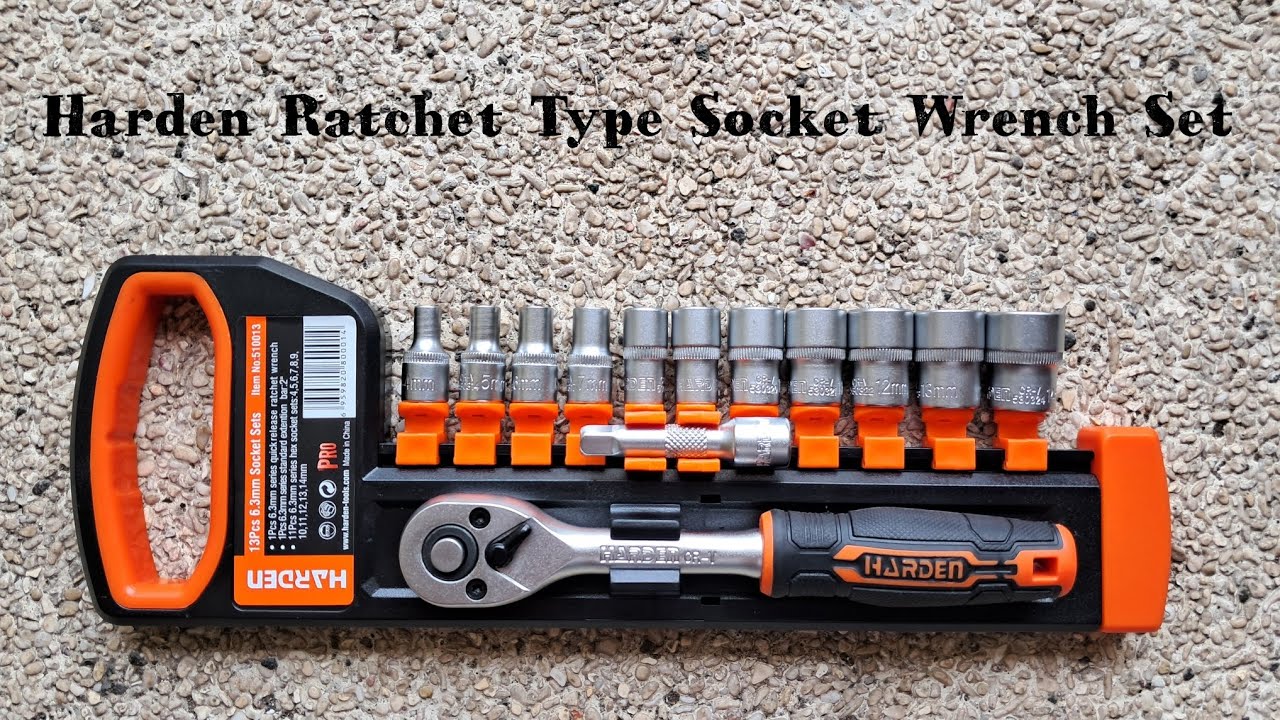 Unboxing and Quick Review of Harden Ratchet Socket Wrench Set