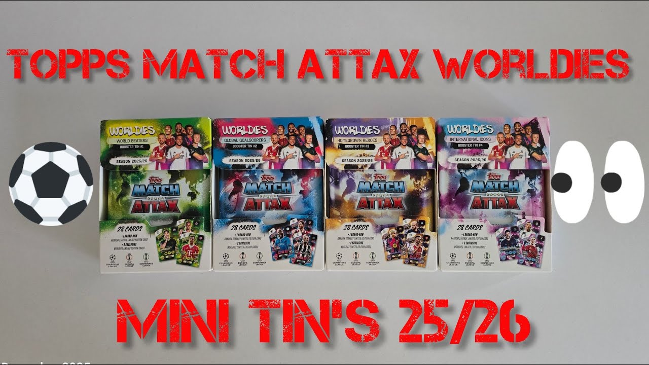 Topps Match Attax  Mini Tin Dosen UCC 25/26