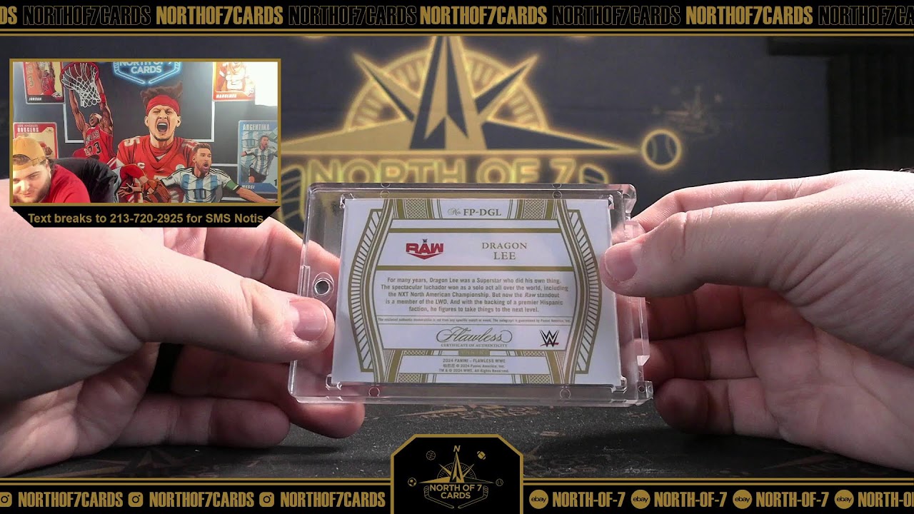 2024 Panini Flawless WWE 1X Case 2X Box Player BREAK #1 — 9 января