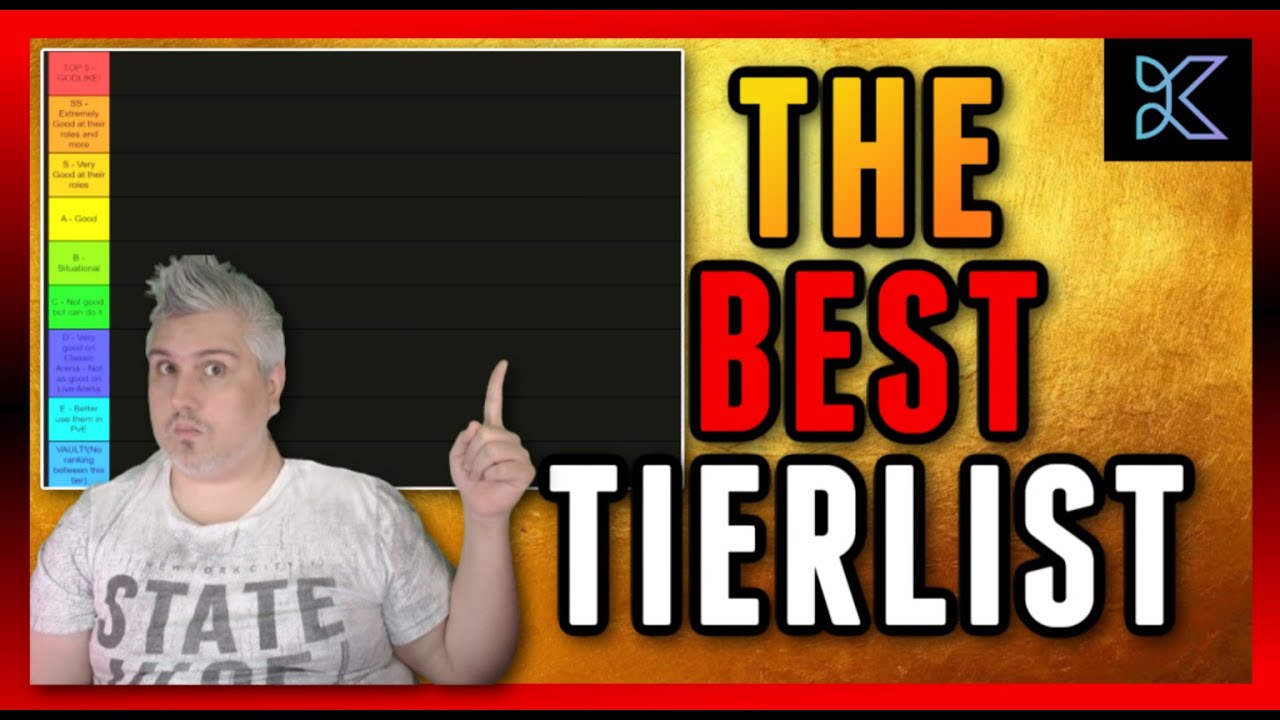 THE BEST TIERLIST  - All Mythicals and Legendary | RAID: Shadow Legends