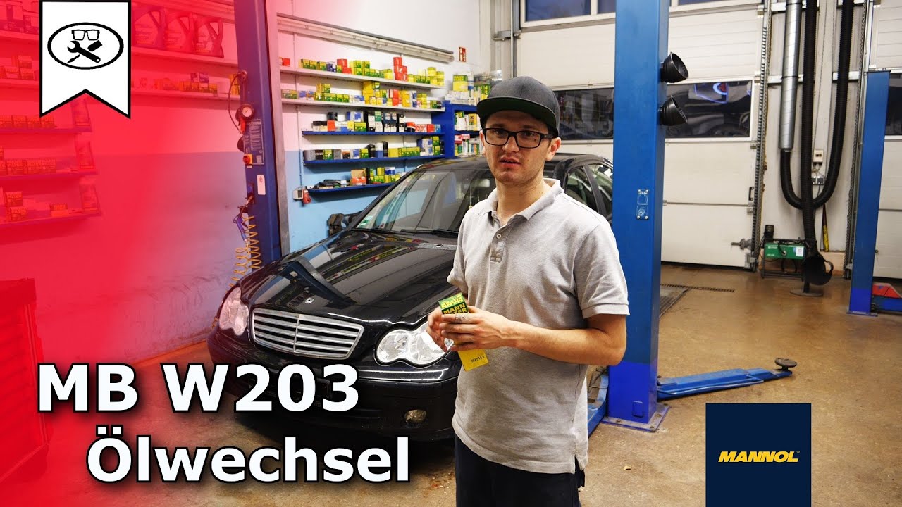 Mercedes W203 Öl wechseln | MB W203 oil change | Tutorial | VitjaWolf | HD