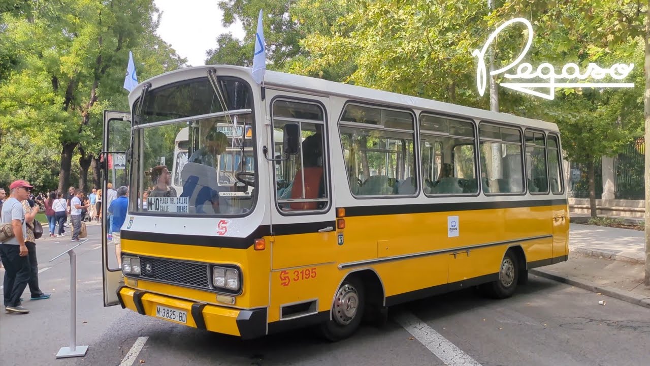 Pegaso Sava 5720 - Autobuses Históricos de EMT Madrid | 4K 60fps