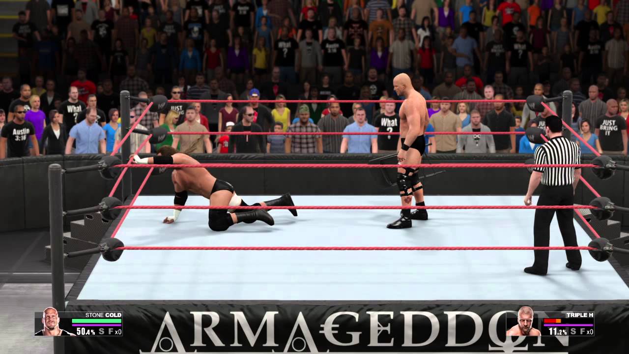 WWE 2K15 ps4 blood a lot better