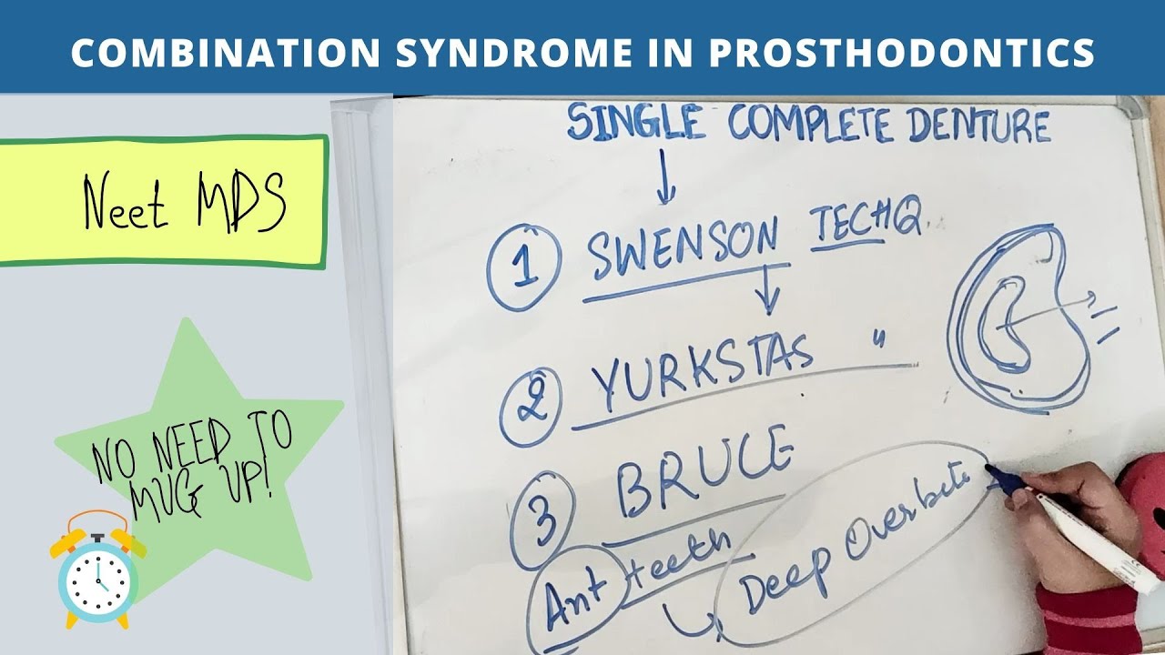understand combination syndrome - single complete denture