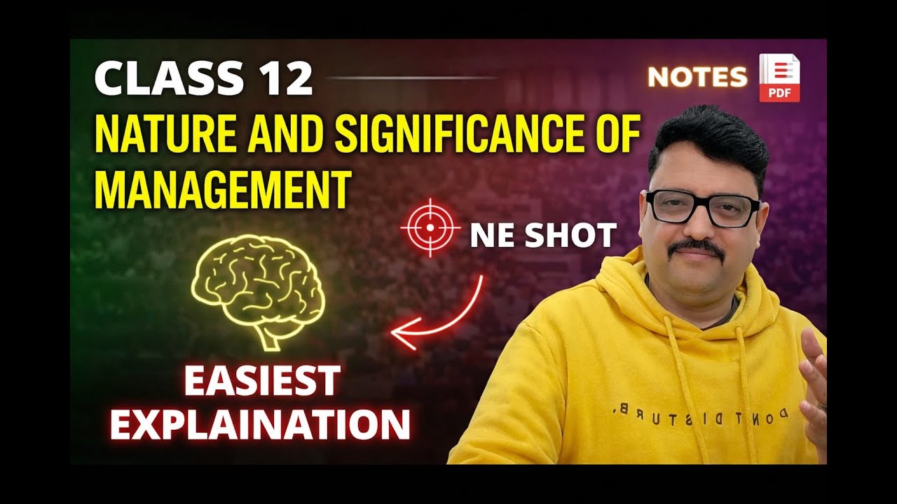 Introduction to Management | Nature & Importance (Live Class)