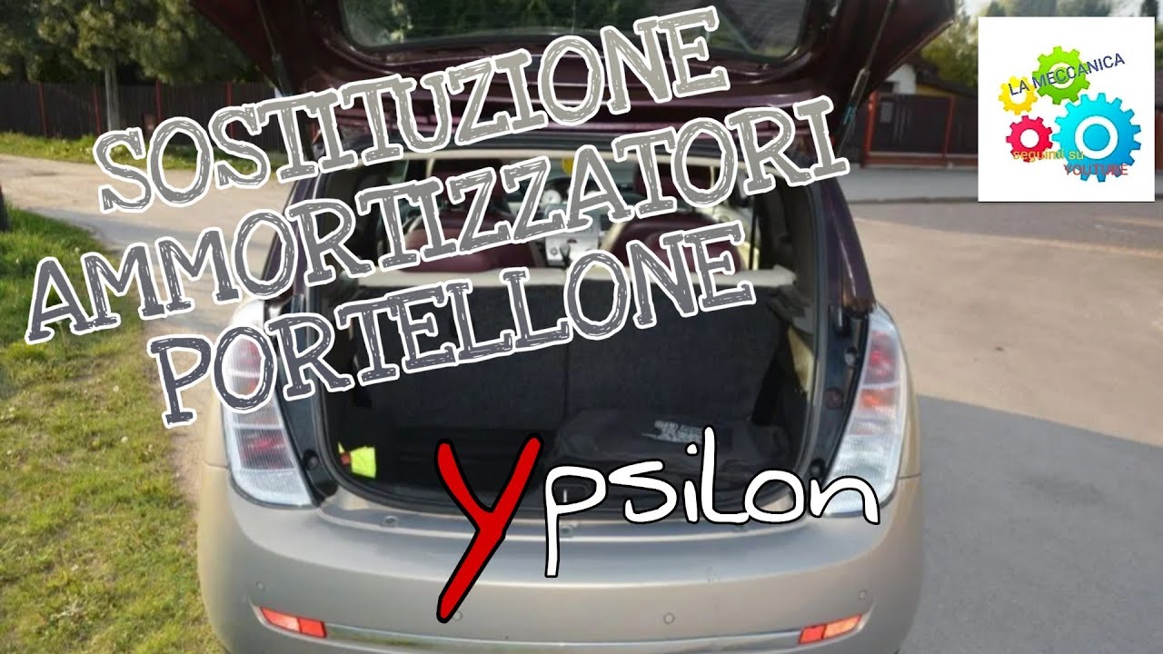 sostituzione ammortizzatori portellone lancia ypsilon 843