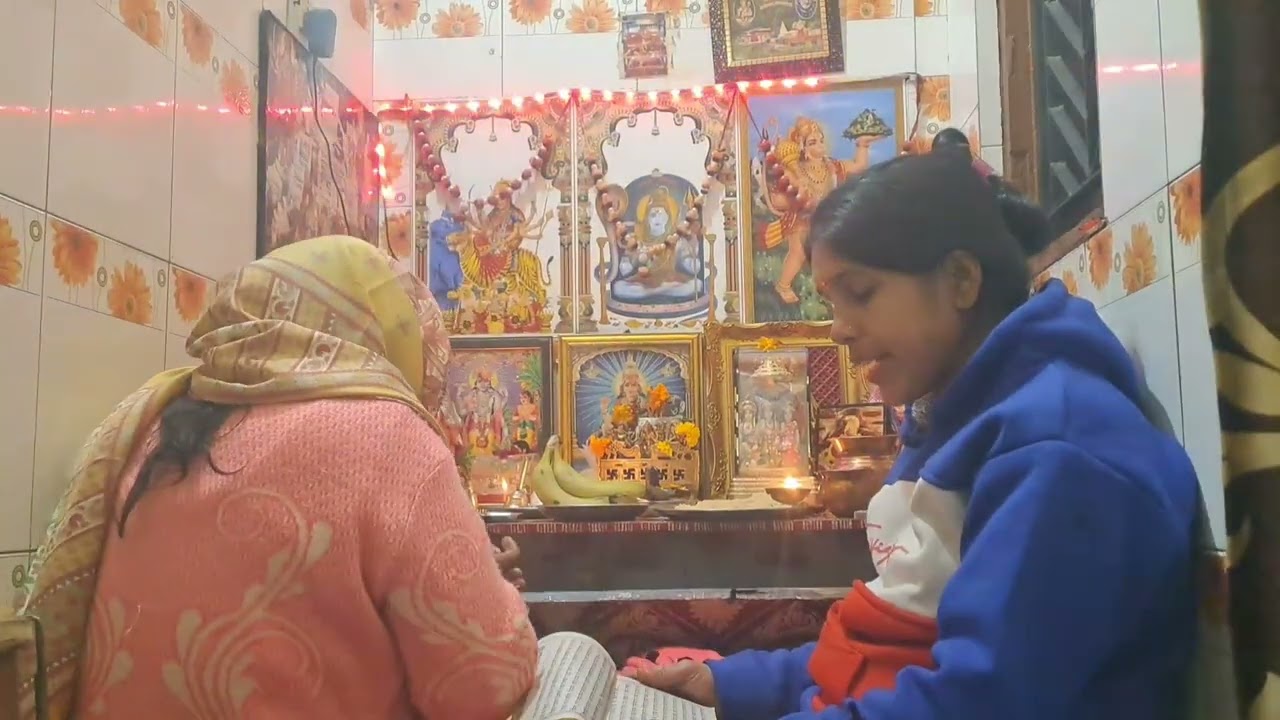 Aaj Satyanarayan Bhagwan ka vart aur katha Shraddha ka saath ki gayi🙏