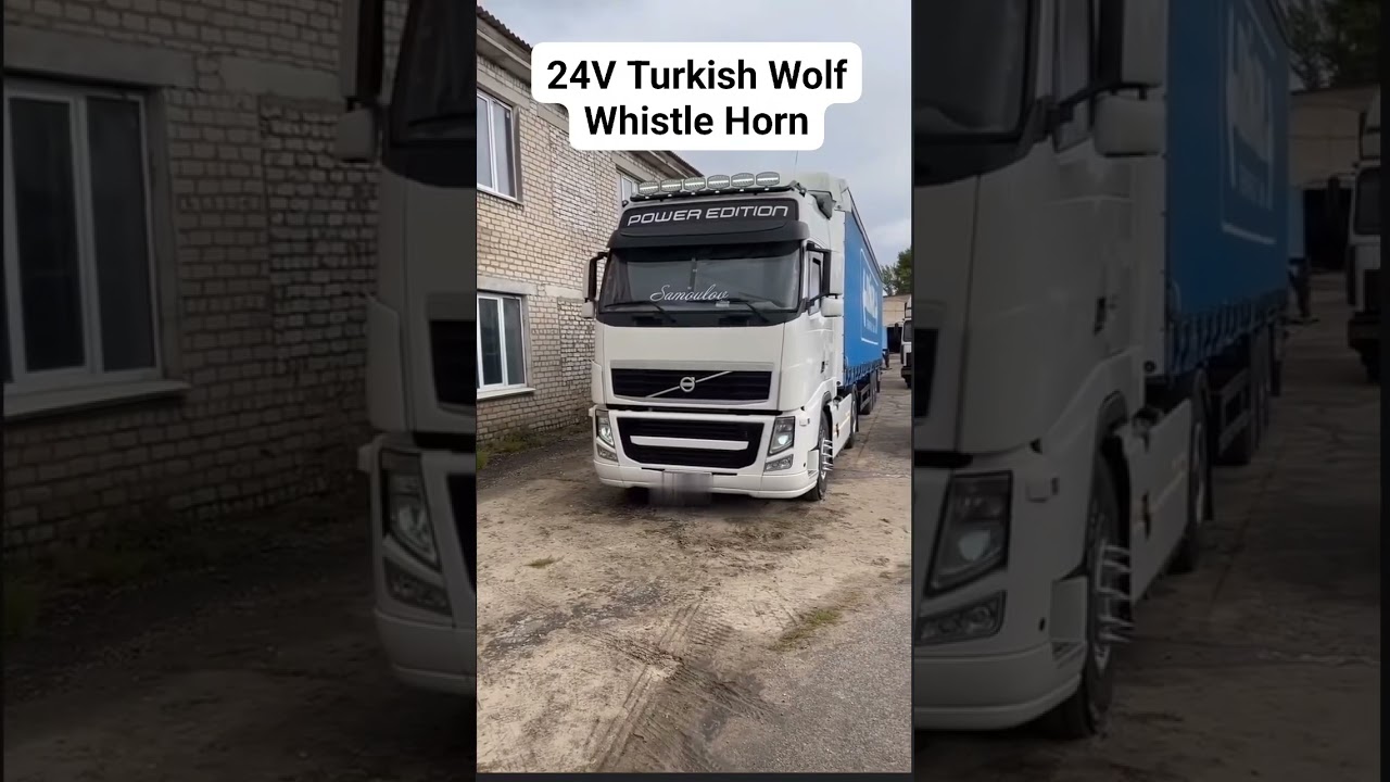 Ardillion Ltd - 24V Turkish Wolf Whistle Horn for Truck,  Bus, Tracor, Lorry