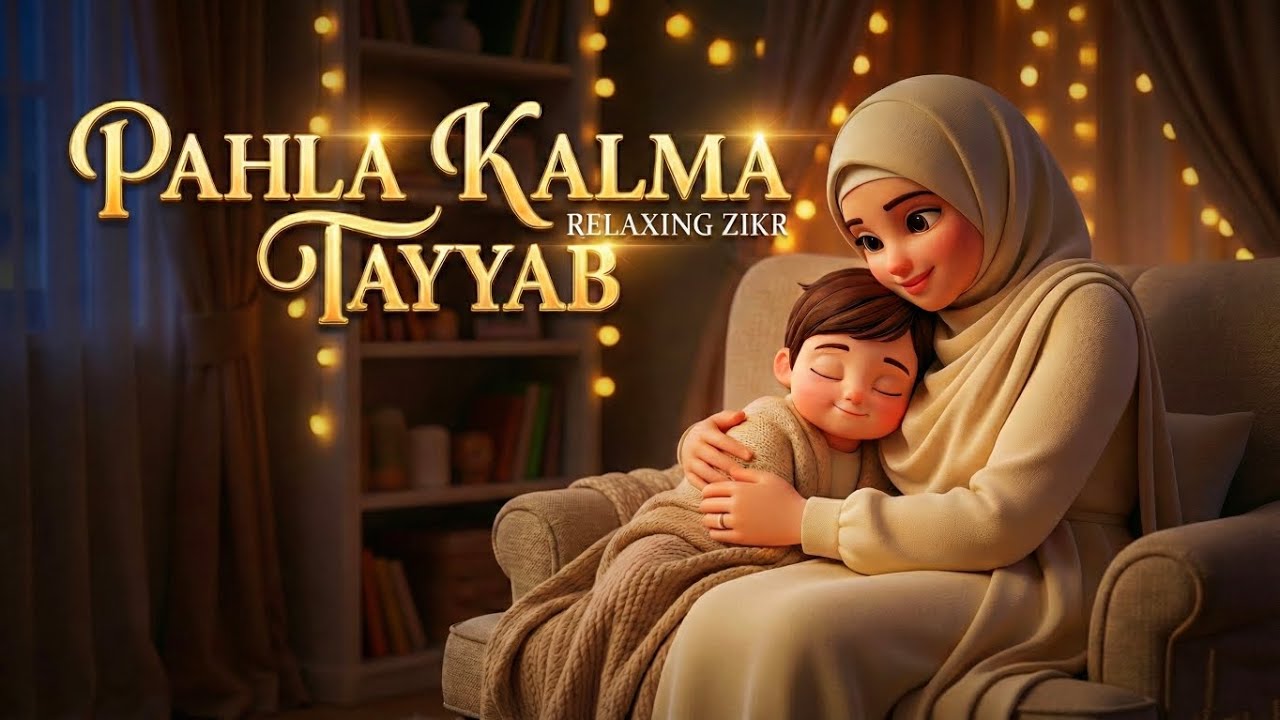 Pahla Kalma Tayyab 🌙 | Bacho Ko Turant Neend Aa Jayegi | Relaxing Islamic Lullaby ❤️