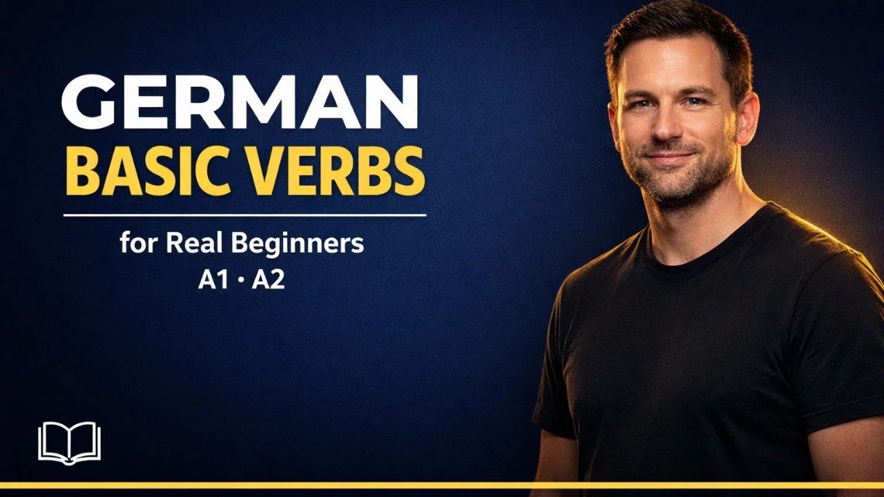 Speak German Without Thinking — Basic Verbs Shadowing Session(A1/A2)