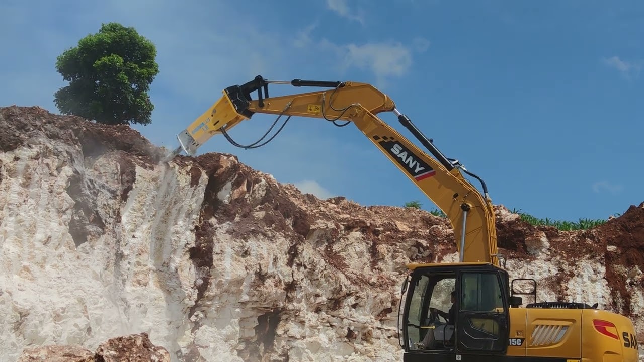 Soosan breaker SB 81 ft Sany SY215 C