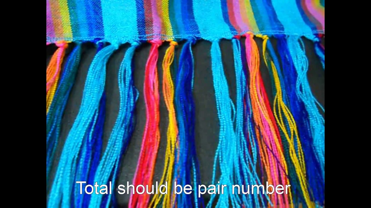 Reboseo/shawl/scarf without sewing machine
