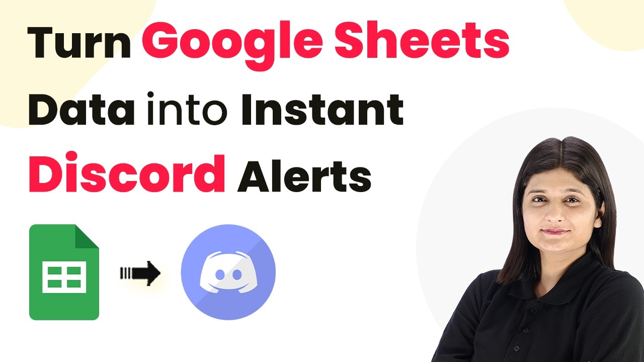 Turn Google Sheets Data into Instant Discord Alerts (No Manual Work!)