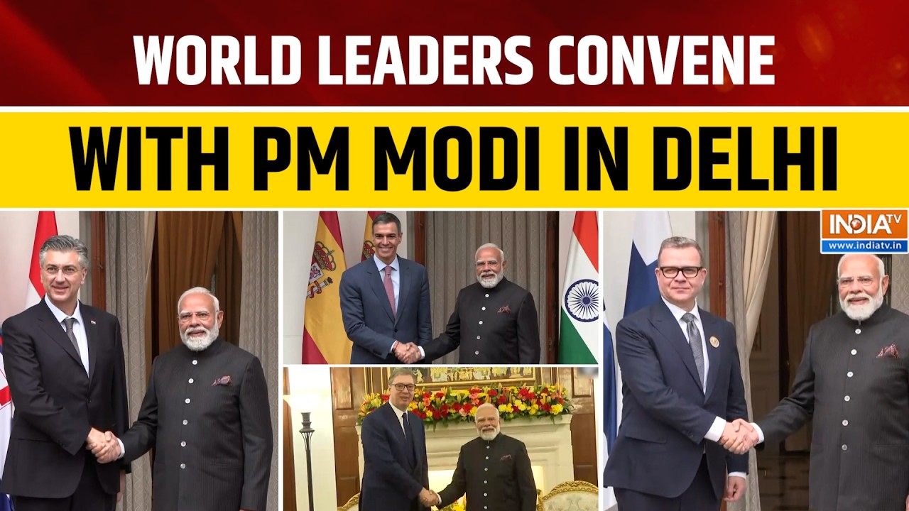 PM Modi Holds Bilateral Talks with World Leaders at Hyderabad House, New Delhi | India TV English