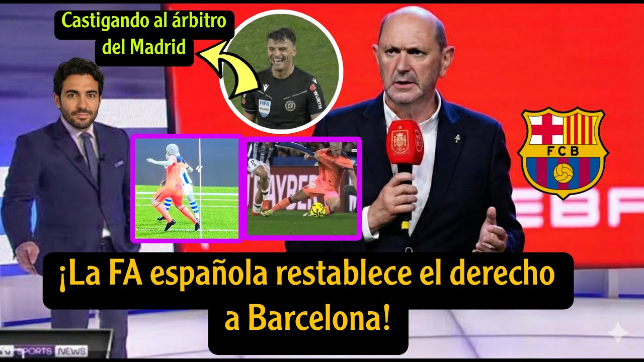 Federación Española anuncia una grata sorpresa para el Barcelona tras el partido contra la Sociedad