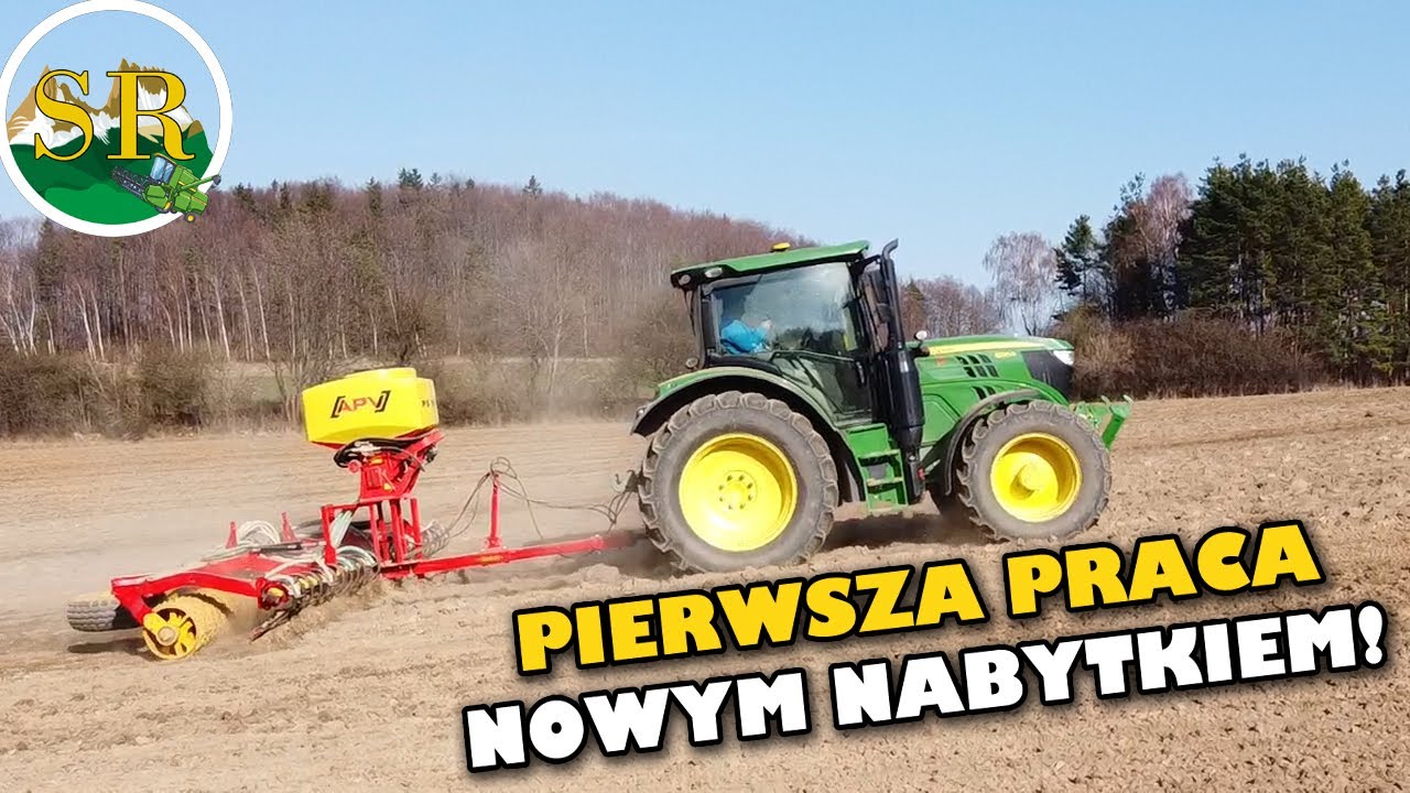 Mój pierwszy raz z Vaderstad czyli NOWY NABYTEK w akcji! JD 6130R & Vaderstad Rollex 620 & APV PS500