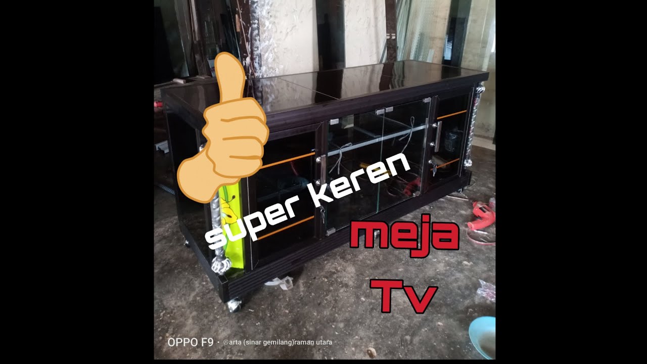 #lemari kaca (Rak Tv)2020 terbaru