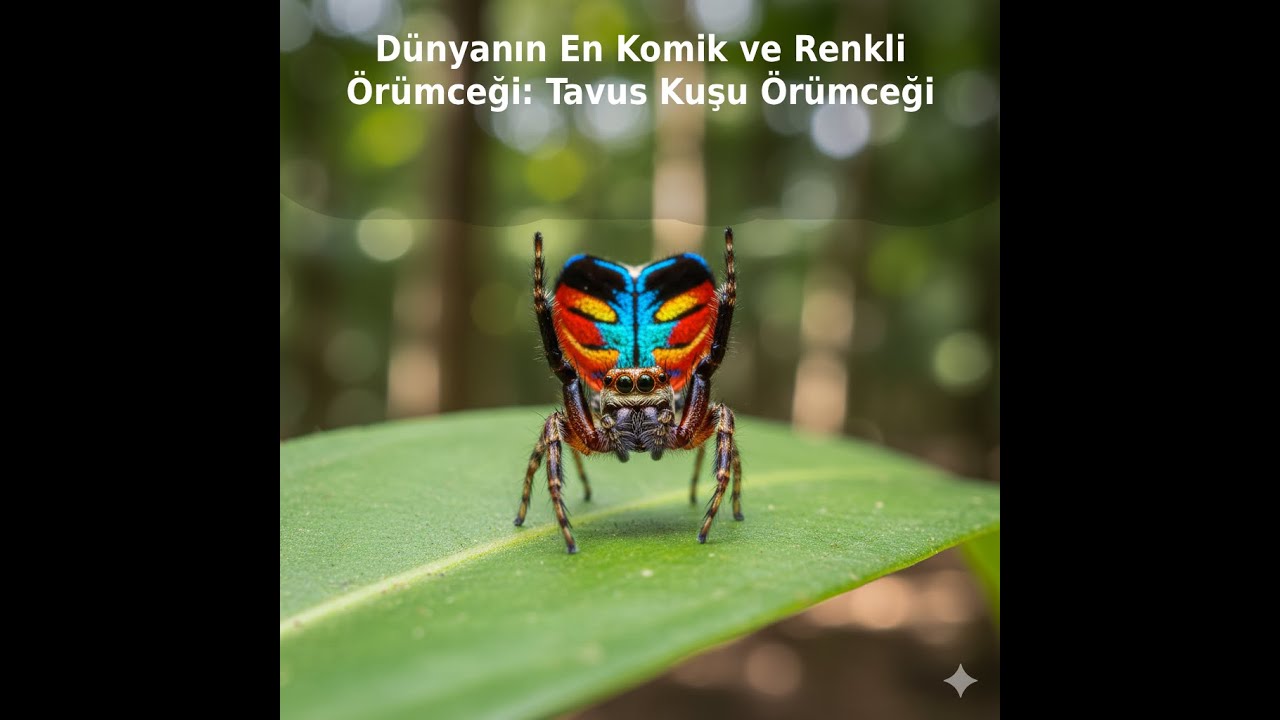 Tavus Kuşu Örümceği: Doğanın En Küçük ve En Yetenekli Dansçısı!