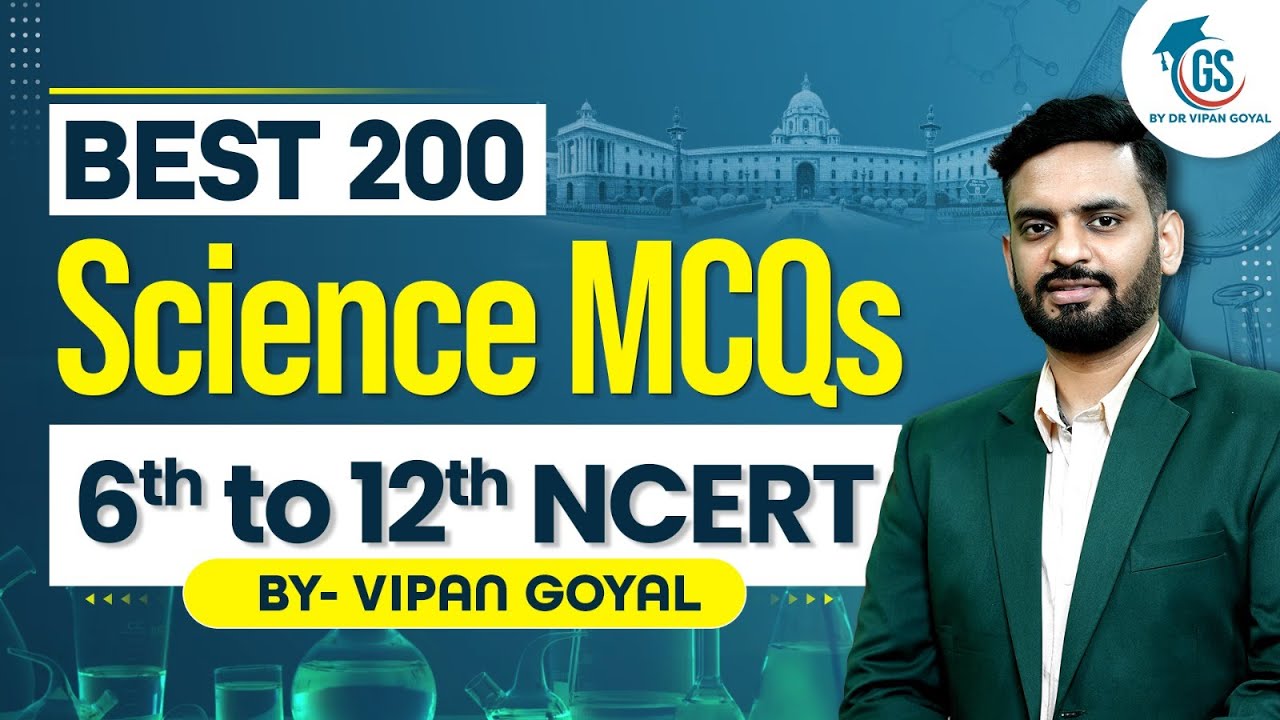 Science NCERT MCQs Marathon 6th to 12th For Competitive Exams By Dr. Vipan Goyal | StudyIQ PCS
