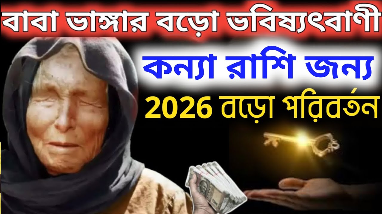 সাবধান কন্যা রাশি!২০২৬-এ বড় পরিবর্তন আসছে আপনার জীবনে!Kanya Rashi 2026|Virgo 2026