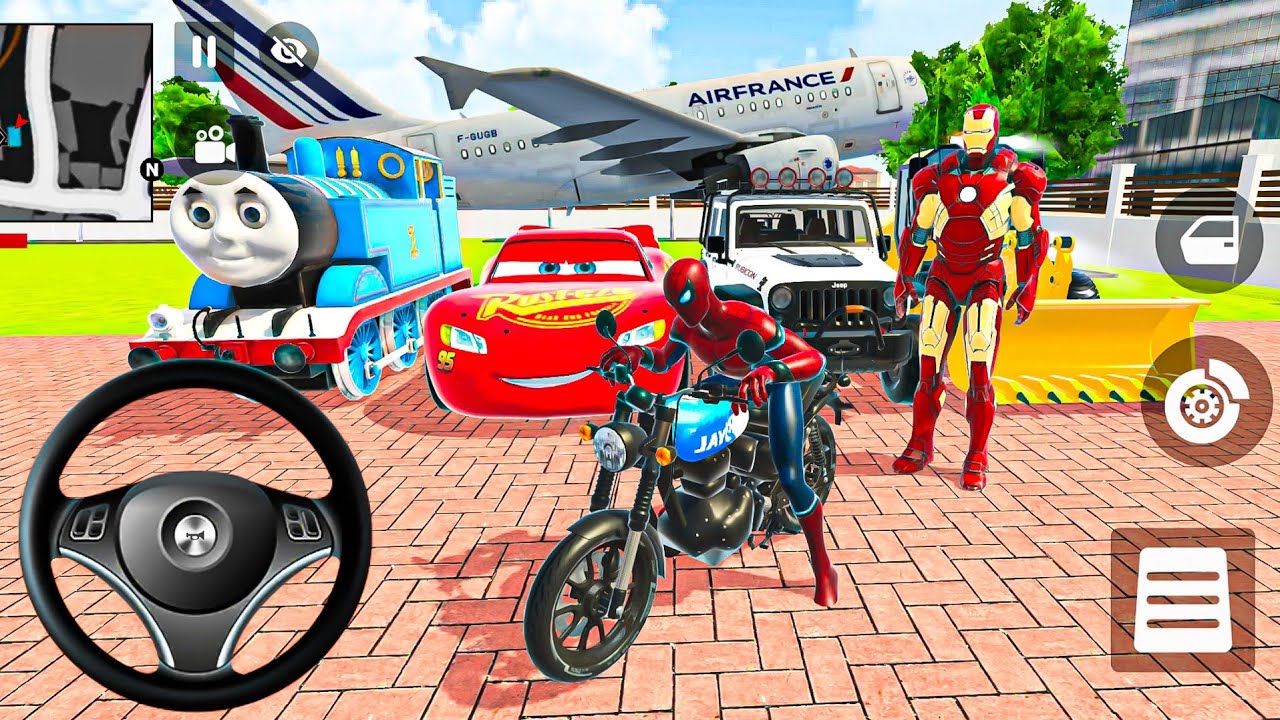 Modified Police Car 🚨 Gangster Life in Indian Streets | Open WorldGame game for android ❤️