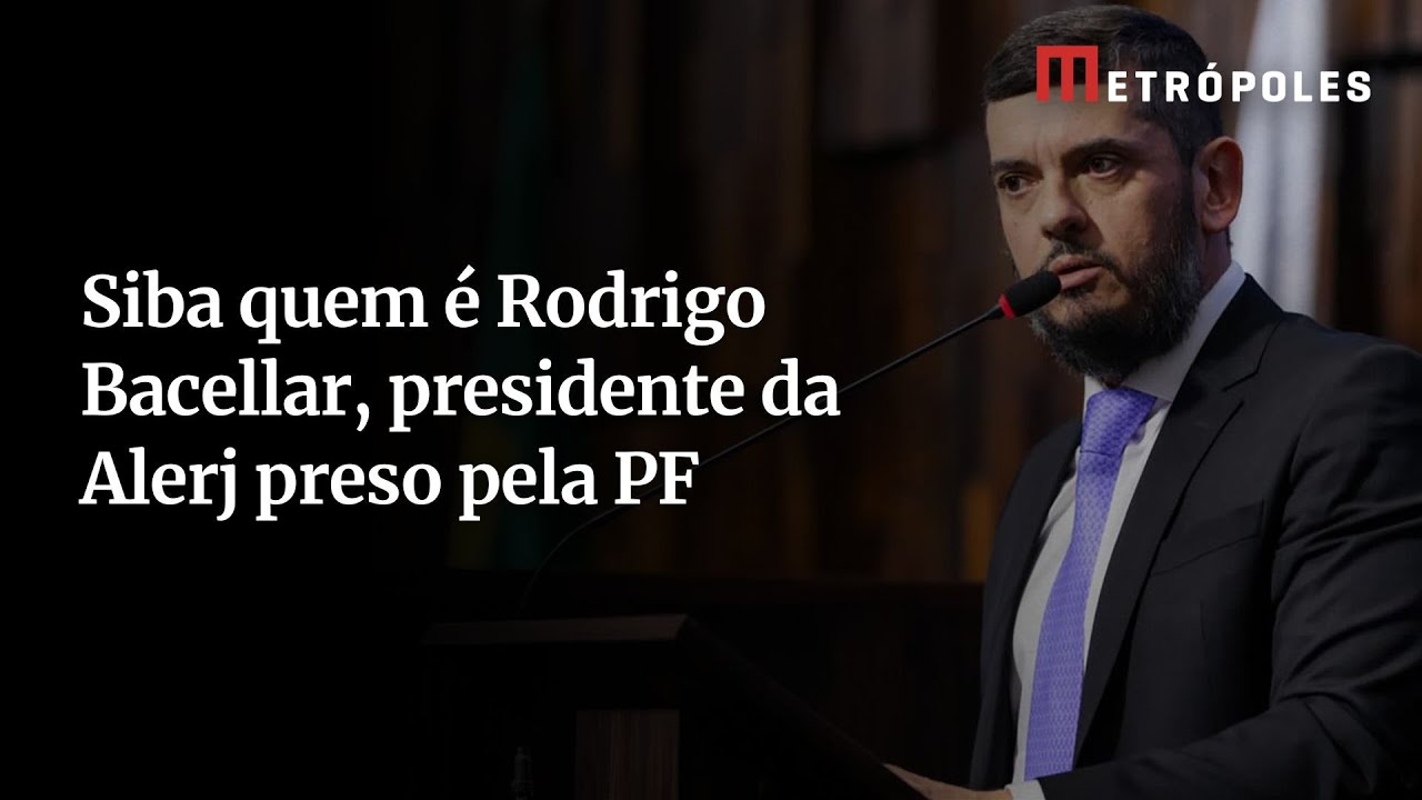 Quem &eacute; Rodrigo Bacellar, presidente da Alerj preso pela PF